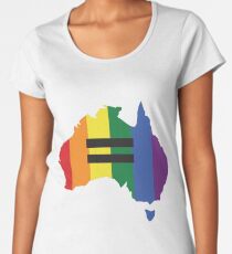 LGBT equality Australia Women's Premium T-Shirt