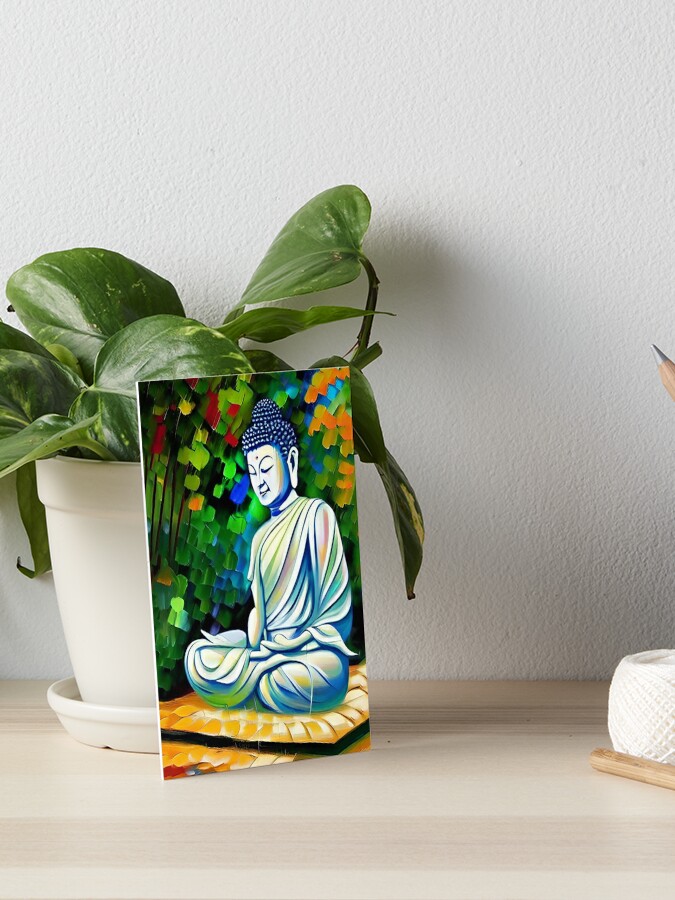 Meditation Gifts Buddha Drawing Board - Woman Relaxation Gifts Man Zen  Gifts Zen Decor Office Home Zen Garden Relaxing Art Water Painting Board  Unique