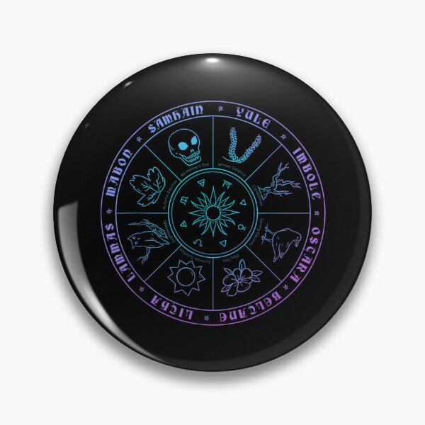 Item preview, Wicca wheel of year&nbsp;Witch Pentagram Pagan calendar designed and sold by Axelhellquis.