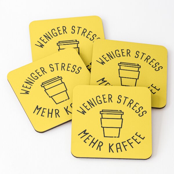 Item preview, Less stress, more coffee designed and sold by OVMEngemann.
