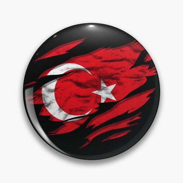 Artikelvorschau, Ripped Rip Open Turkey Flag Palm entworfen und verkauft von rafaeltto.