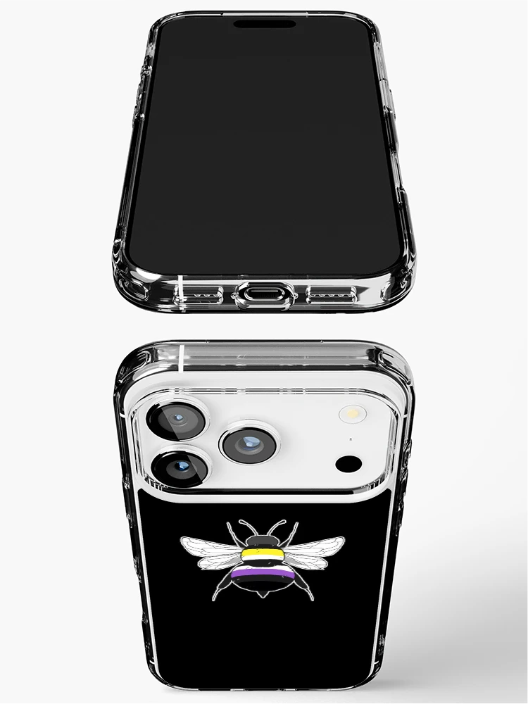 Thumbnail 3 of 5, iPhone Case, Bee- Nonbinary designed and sold by bleedingmoss.