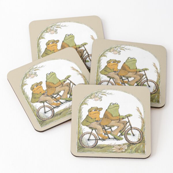 Item preview, Frog and Toad On A Bicycle designed and sold by PoeTatoes.