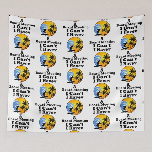 Item preview, I Can_t I Have a Board Meeting Retro Surfing Shirt, Surfer Shirt, Gift for Surfer designed and sold by Stutteringshop.