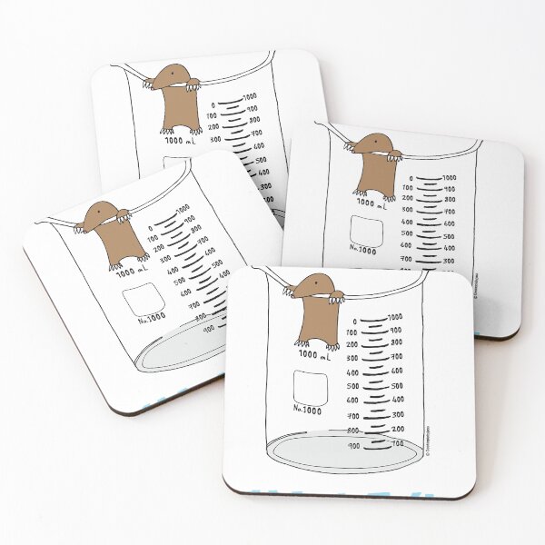 Item preview, Chemistry 1 Mole per Litre for Mole or Avogadros Day   designed and sold by AMBERADYEE.