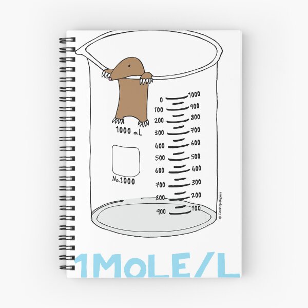Item preview, Chemistry 1 Mole per Litre for Mole or Avogadros Day   designed and sold by AMBERADYEE.