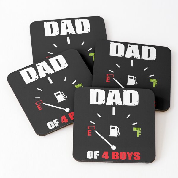 Item preview, Dad Of 4 Boys Vintage Dad Battery Low Father's Day designed and sold by Odertwahlgren.