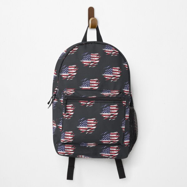 Item preview, Ripped Rip Open Usa Flag Palm designed and sold by rafaeltto.