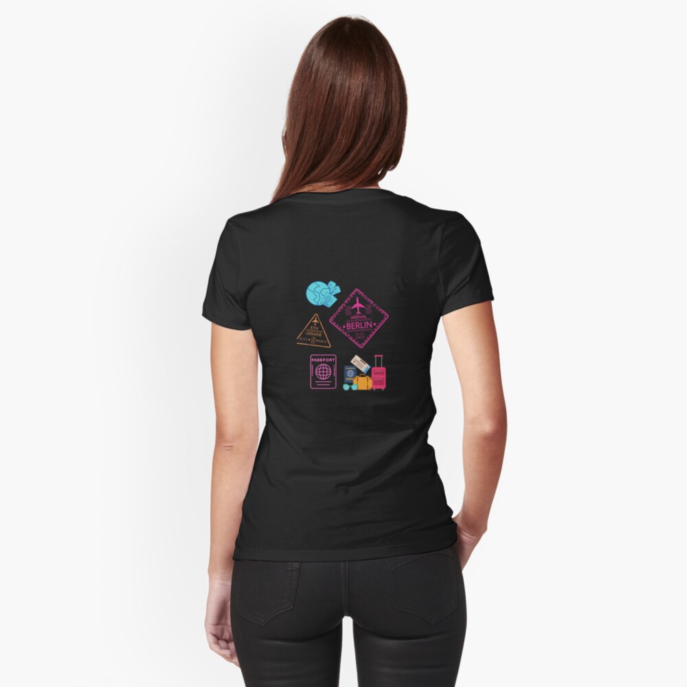 Item preview, Fitted T-Shirt designed and sold by zubiaqureshi.
