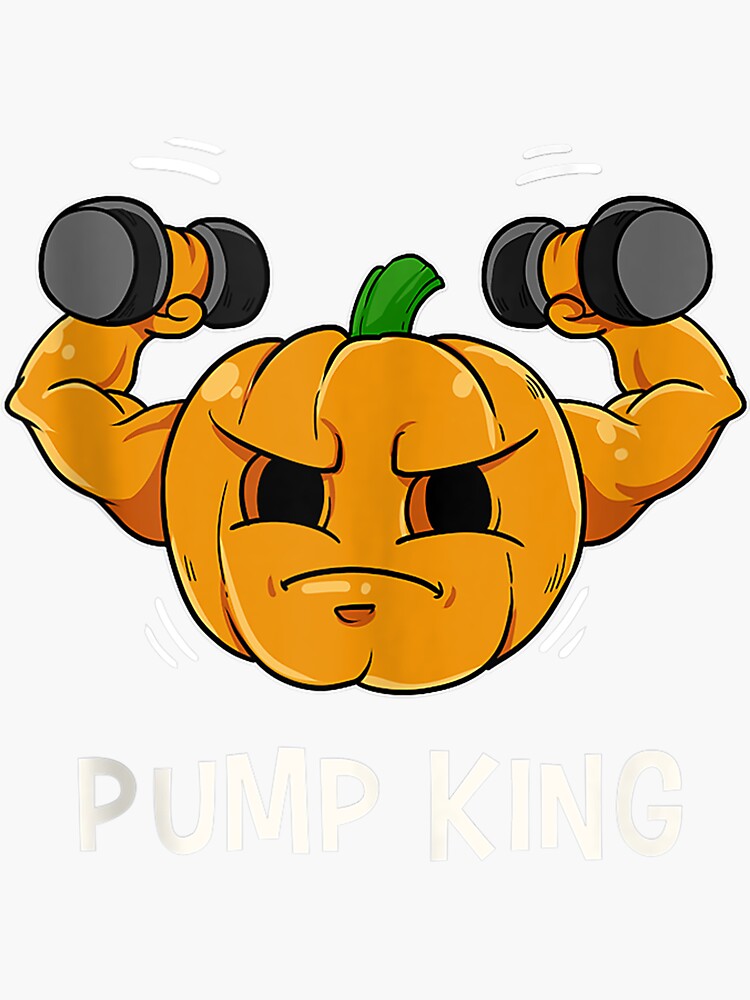 "Funny Pump King Pumpkin Gourd Halloween Fitness Muscle Train Tank Top