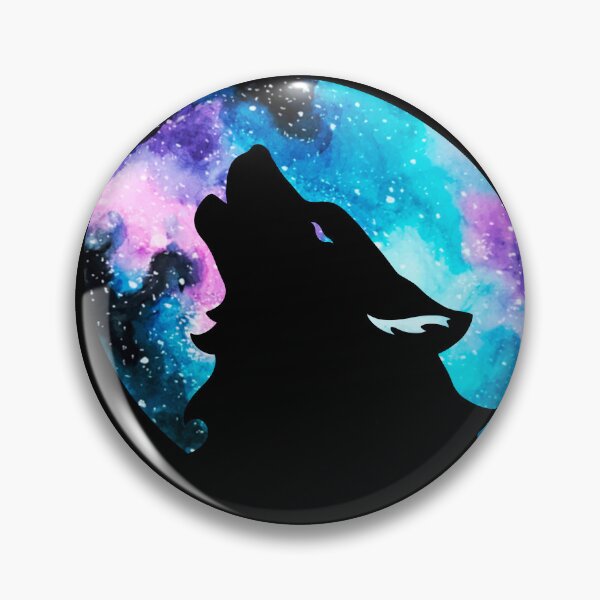 Item preview, Galaxy Wolf Head Howling at the Moon designed and sold by Lady-Lilac.