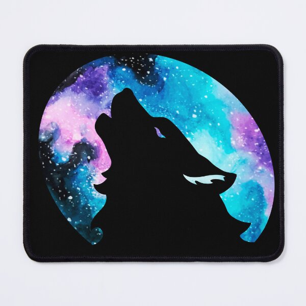 Item preview, Galaxy Wolf Head Howling at the Moon designed and sold by Lady-Lilac.