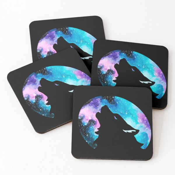 Item preview, Galaxy Wolf Head Howling at the Moon designed and sold by Lady-Lilac.