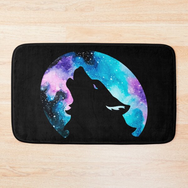 Item preview, Galaxy Wolf Head Howling at the Moon designed and sold by Lady-Lilac.