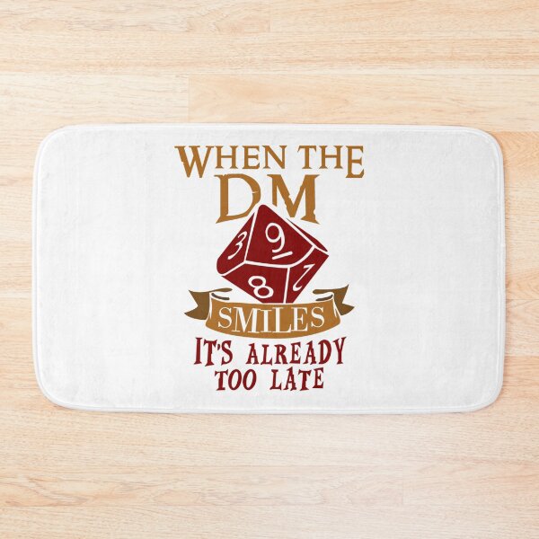 Item preview, Dungeon Master Gift, Dungeon Master Shirt, Geeky Gift, When The Dungeon Master Smiles Shirt DM Gift designed and sold by r7zkmartha.