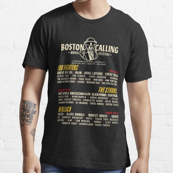 "Boston Calling Music Festival 2022 LineUp" Tshirt for Sale by