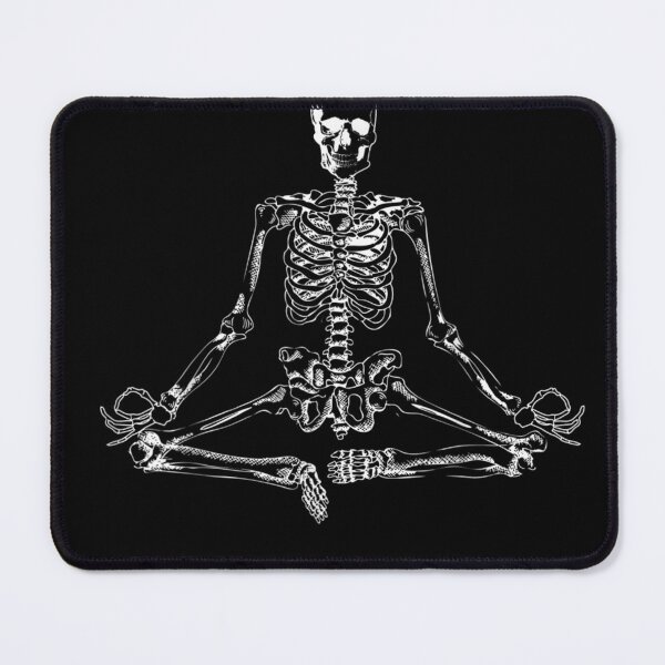 Item preview, Halloween Meditating Skeleton Funny Freaky Yoga Gift T-Shirt designed and sold by BohnenRudeger.