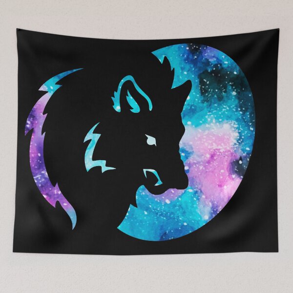 Item preview, Fierce Galaxy Wolf  designed and sold by Lady-Lilac.
