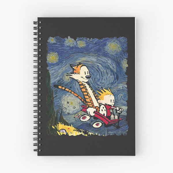 Artikelvorschau, Calvin und Hobbes Sternennacht entworfen und verkauft von Catalina Keith.