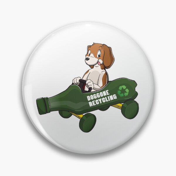 Item preview, Dog Gone Recycling Racecar designed and sold by punchon.