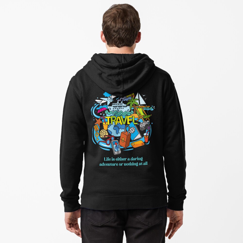 Item preview, Zipped Hoodie designed and sold by zubiaqureshi.