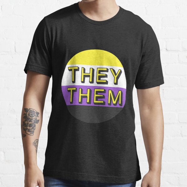 They/Them - Nonbinary flag Essential T-Shirt