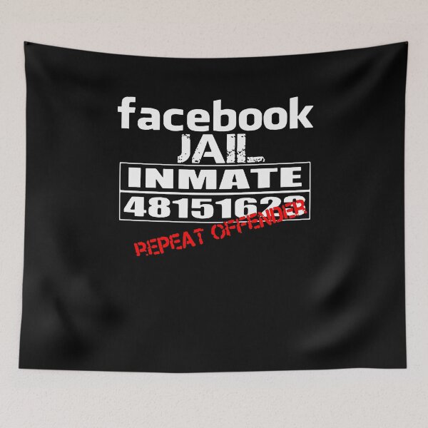 Item preview, Facebook Jail Inmate 48151623 Repeat Offender Logo Cheap Tee Logo Love Cools  designed and sold by marianbrittafy.