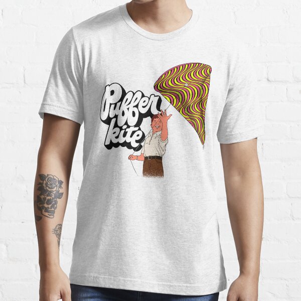 "The Incredible Puffer Kite Inflatable 70s Flying Machine Official Logo