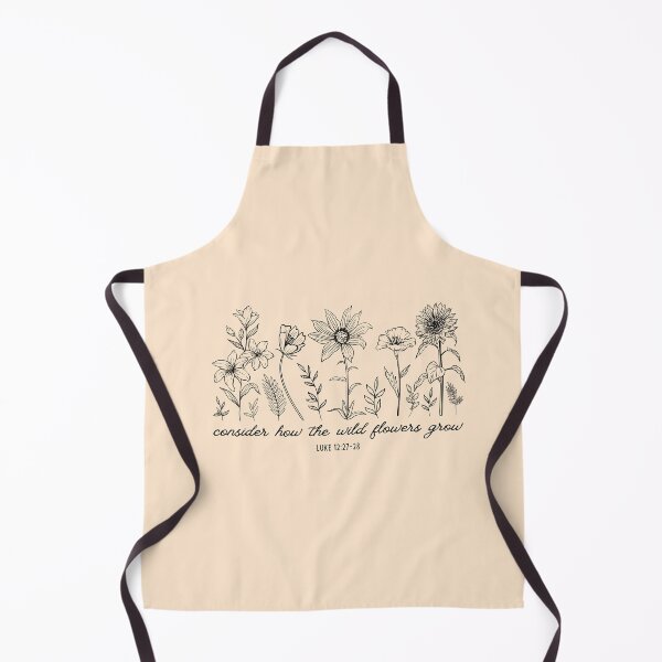 Item preview, Consider How The Wildflowers Grow - Luke 12:27 Bible Verse designed and sold by Jessie Renae.