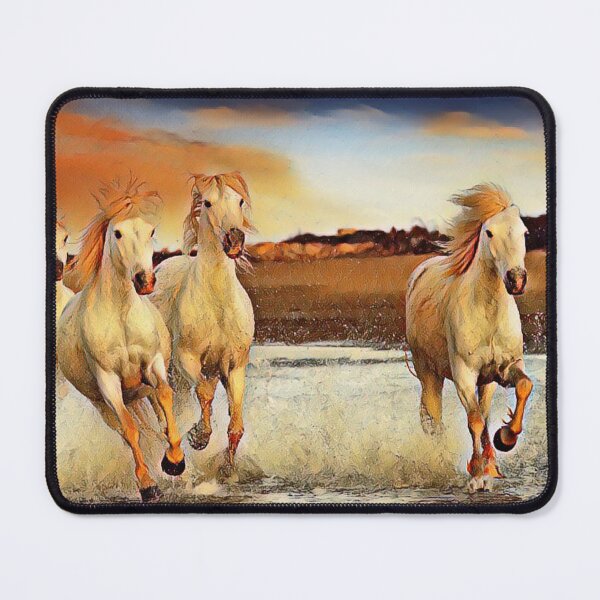 Item preview, White horses running wild designed and sold by Midnight-Hour.