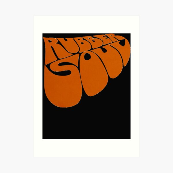 "Rubber Soul Logo" Art Print for Sale by AbelChappell Redbubble