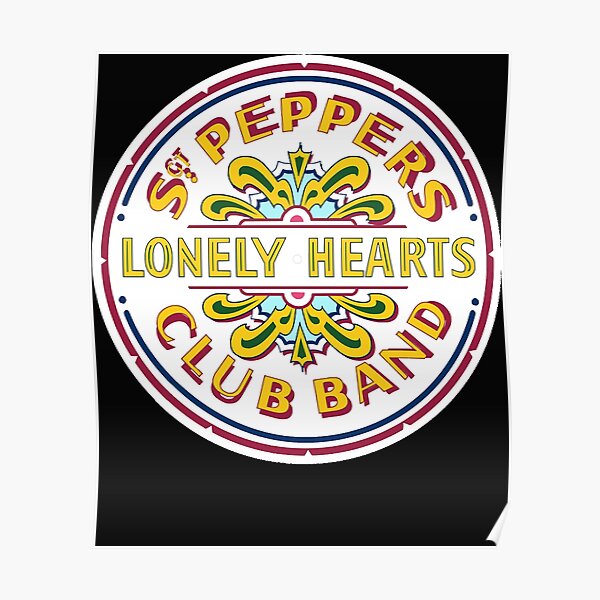 "Sgt Pepper Logo" Poster for Sale by AbelChappell Redbubble