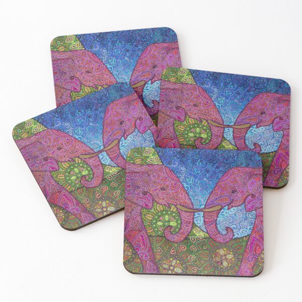 Item preview, Elephant Family designed and sold by DrKimsFineArt.
