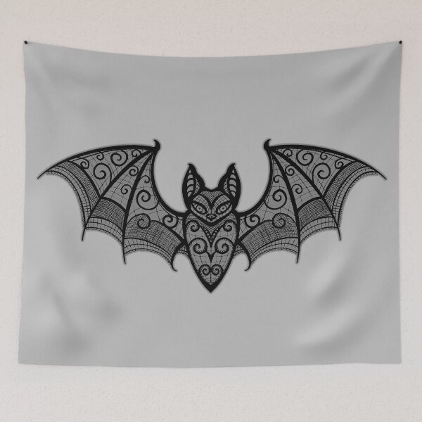 Item preview, Lace Bat (grey) designed and sold by CharCamp.