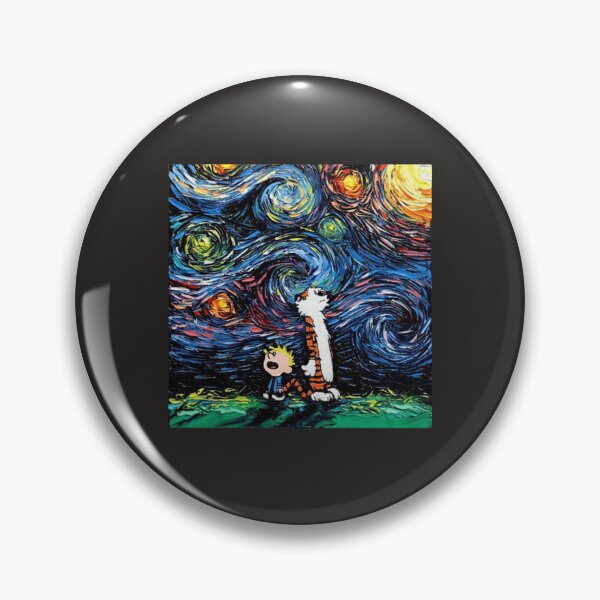 Item preview, calvin hobbes starry night  designed and sold by Catalina Keith.