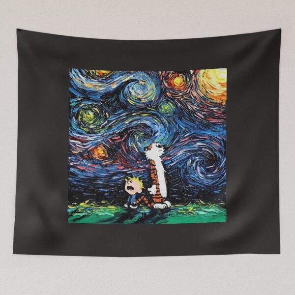 Item preview, calvin hobbes starry night  designed and sold by Catalina Keith.