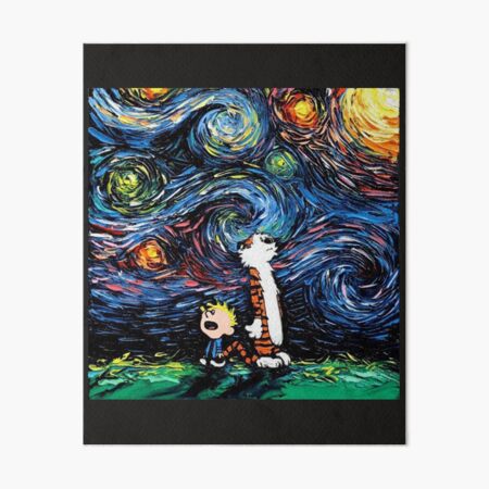 Artikel-Vorschau von Calvin Hobbes Sternennacht, designt und verkauft von Catalina Keith.
