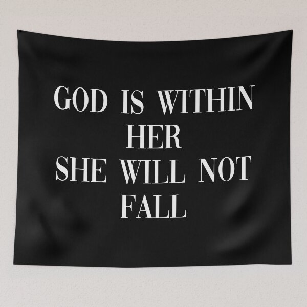 Item preview, God Is Within Her She Will Not Fall Psalm 46:5 designed and sold by allysmar.