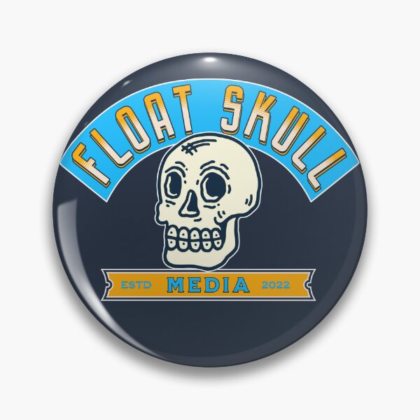 Item preview, Float Skull designed and sold by GamerGeekMedia.