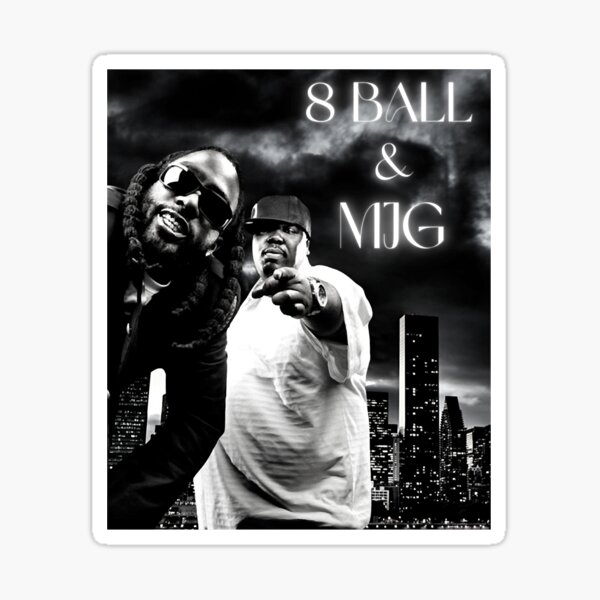 “8 BALL MJG” Sticker for Sale by AbelChappell | Redbubble