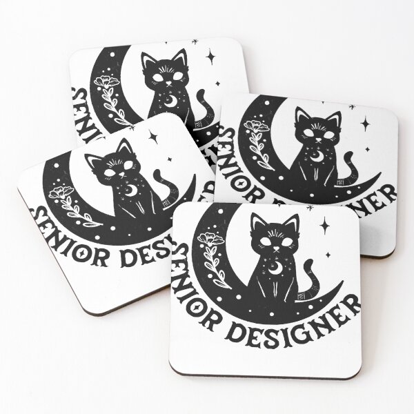 Item preview, Senior Designer - Magical Cat On Moon Design T-Shirt designed and sold by JOHNSONWALTER.
