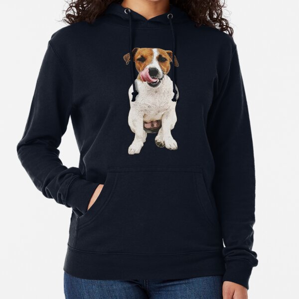 Aperçu de l'œuvre Chien Jack Russell Terrier mignon clin d'œil et léchage créée et vendue par ElegantCat.