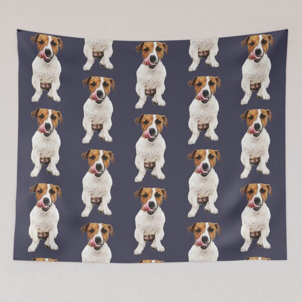 Item preview, Jack Russell Terrier Dog Cute Wink and Lick designed and sold by ElegantCat.