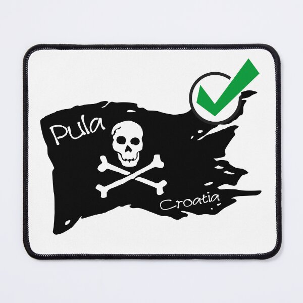 Item preview,  Flag pula croatia - Pirate society designed and sold by WhereIsTravis.