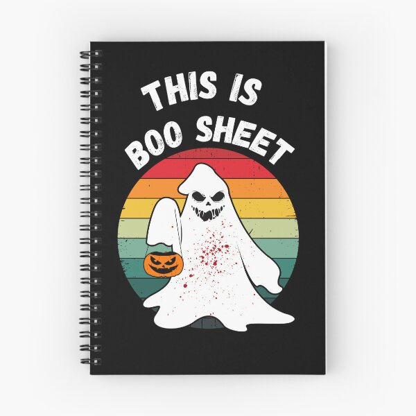 Item preview, This Is Boo Sheet Ghost Retro Halloween Costume designed and sold by TheWorkoutLife ⭐⭐⭐⭐⭐.