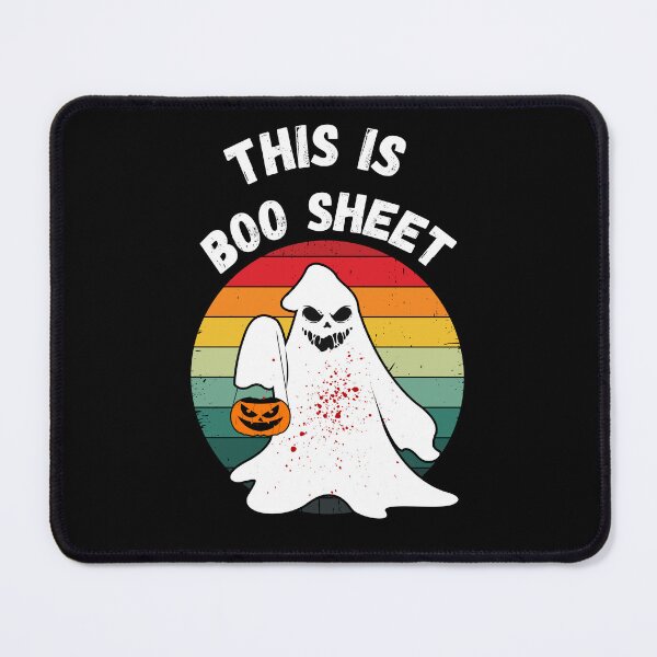 Item preview, This Is Boo Sheet Ghost Retro Halloween Costume designed and sold by TheWorkoutLife ⭐⭐⭐⭐⭐.