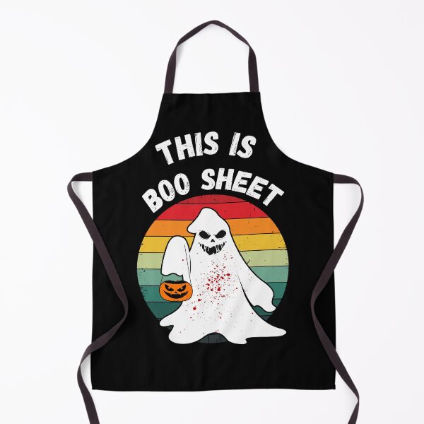 Item preview, This Is Boo Sheet Ghost Retro Halloween Costume designed and sold by TheWorkoutLife ⭐⭐⭐⭐⭐.