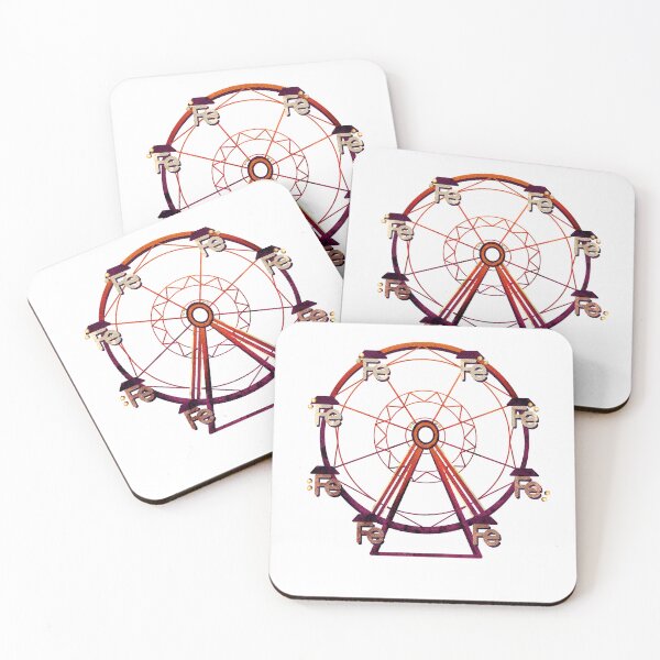 Item preview, Ferris Wheel - Chemistry Themed Iron Ferrous Element designed and sold by punchon.