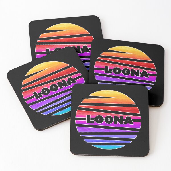 Item preview, LOONA Colorful Ombre Moon designed and sold by AliffStudio.