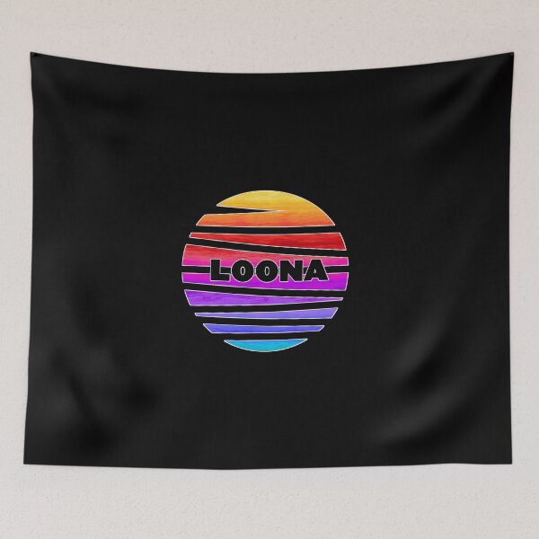 Item preview, LOONA Colorful Ombre Moon designed and sold by AliffStudio.